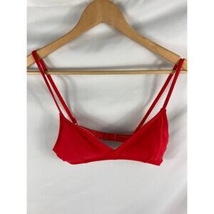 J. Crew Factory Red Bikini Top
